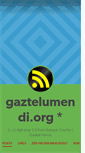 Mobile Screenshot of gaztelumendi.org